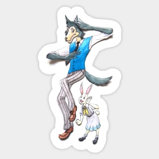 Beastars Legosi and Haru Sticker